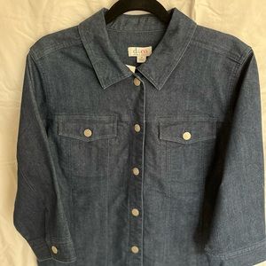 D&Co, Denim and Company Jean Jacket Size M